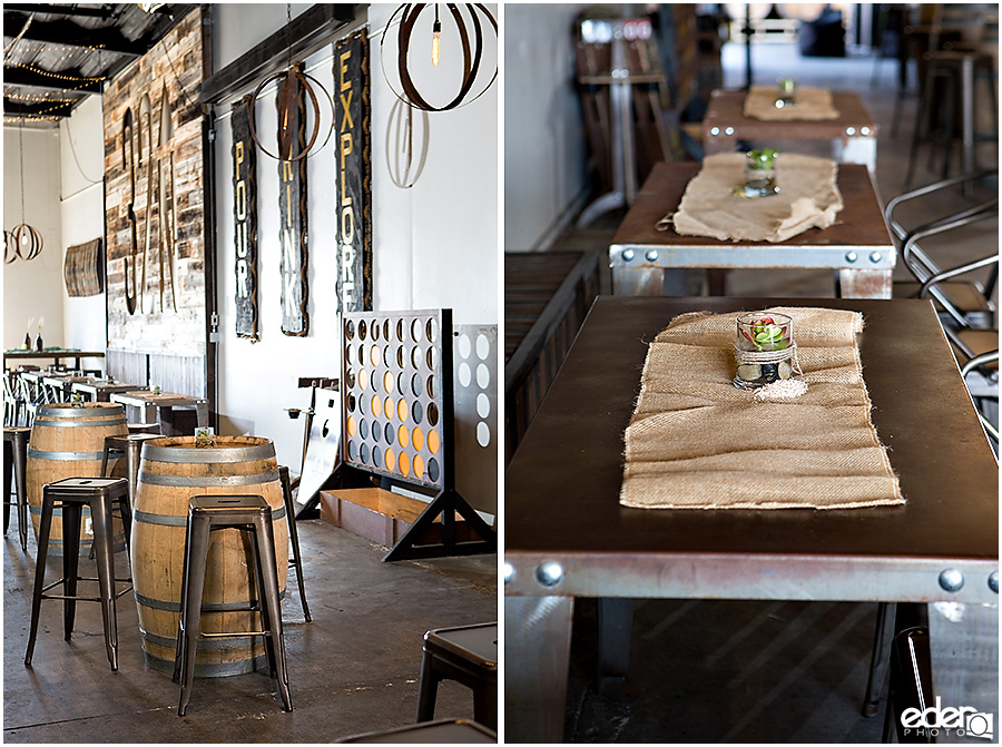 Brewery Wedding Decor