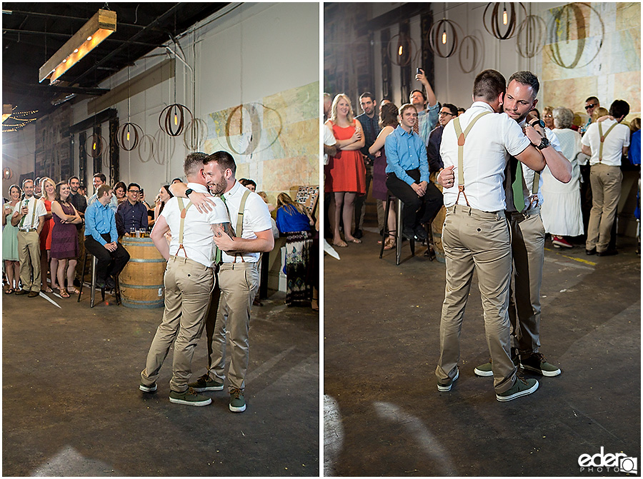 First Dance at 32 North wedding reception