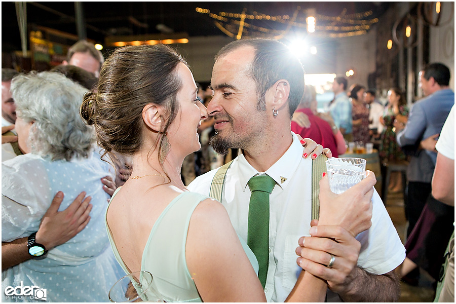 Dancing at 32 North wedding reception