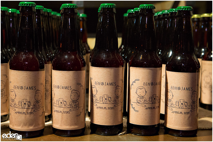 Beer wedding favors