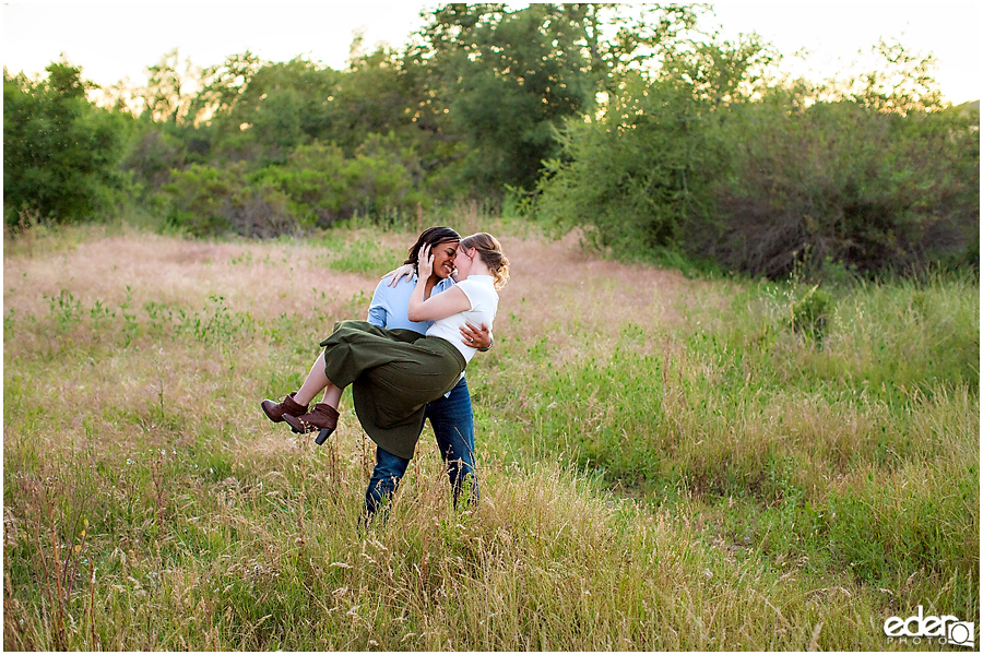 Rustic engagement session in San Diego