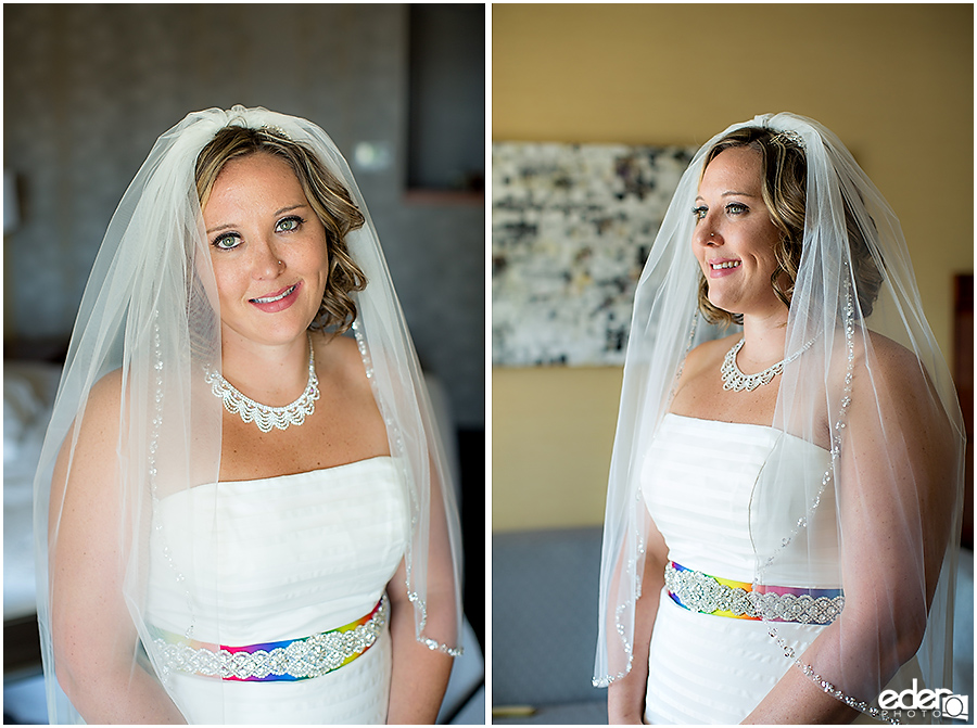 Bride getting ready portraits