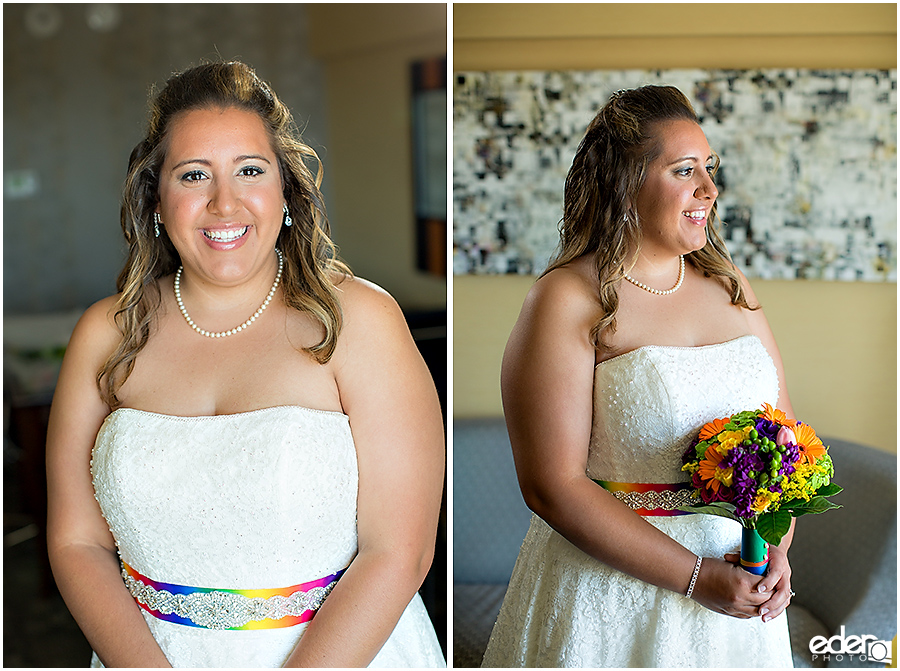 Bride getting ready portraits San Diego, CA