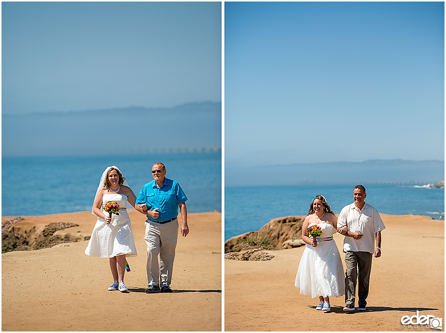 Sunset cliffs wedding in San Diego, CA