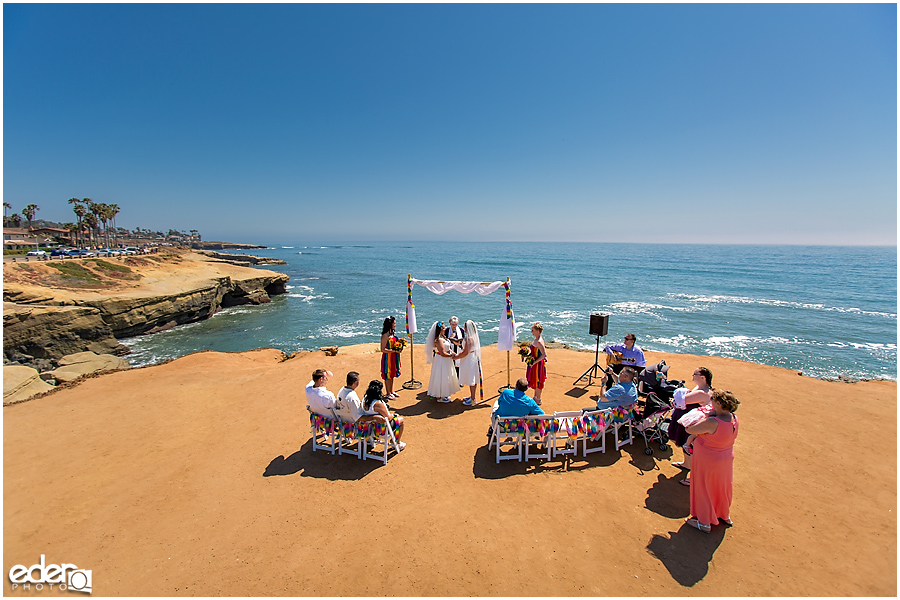 Sunset cliffs wedding in San Diego, CA