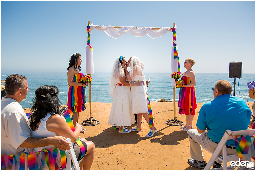 Sunset cliffs wedding in San Diego, CA