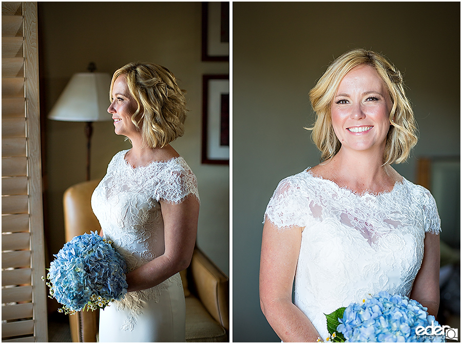 Rancho Bernardo Wedding Prep Photos - bride portraits