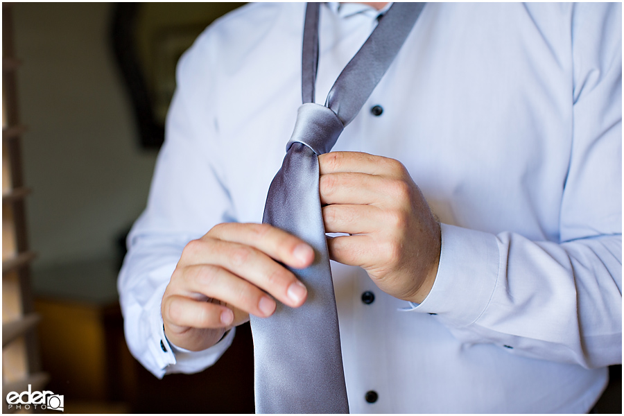 Rancho Bernardo Wedding Prep Photos - groom details