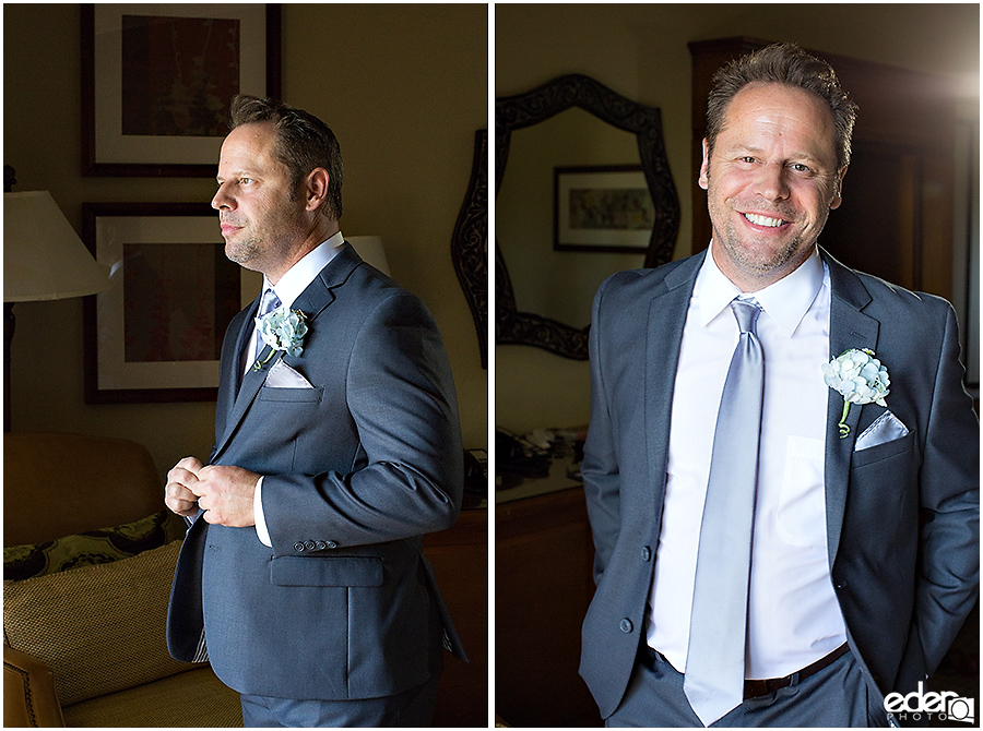 Rancho Bernardo Wedding Prep Photos - groom portraits