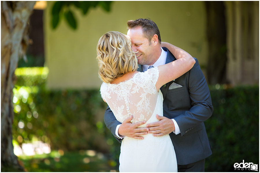 Rancho Bernardo Wedding First Look Photos 