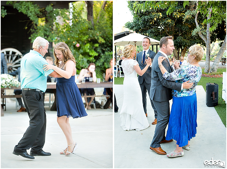 Rancho Bernardo Winery Wedding Reception toasts