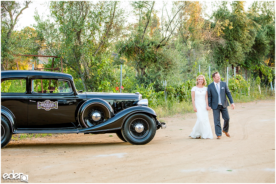 Rancho Bernardo Winery Wedding Sunset Portraits