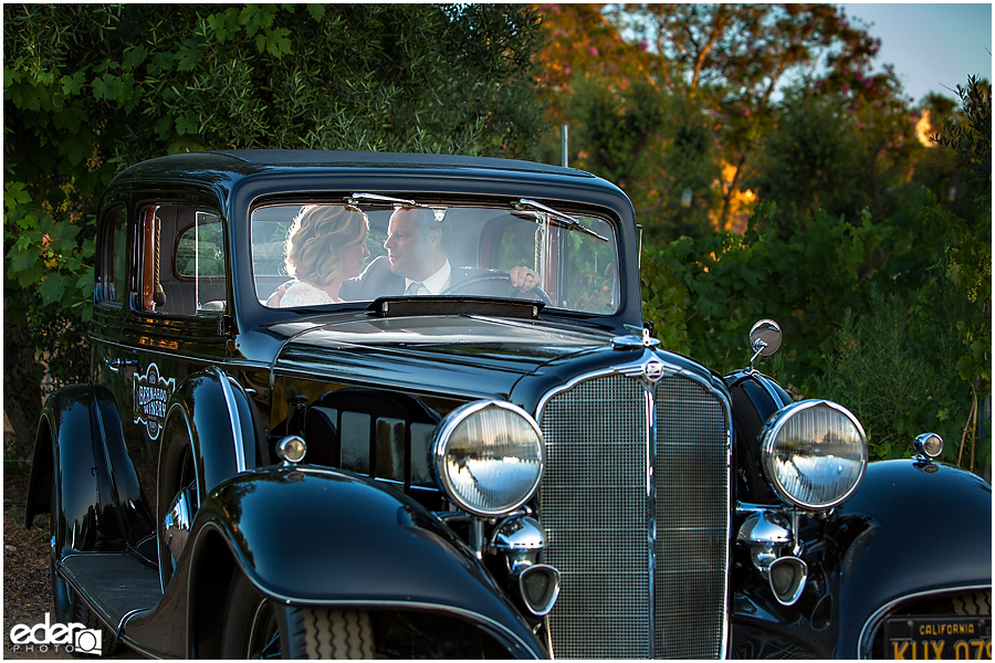 Rancho Bernardo Winery Wedding Sunset Portraits