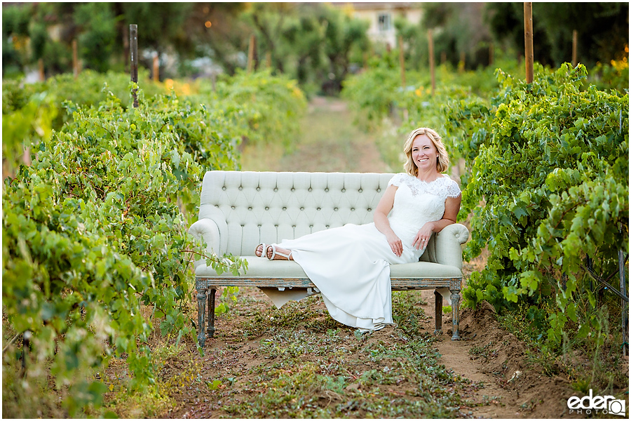 Bernardo Winery Wedding Sunset Portraits