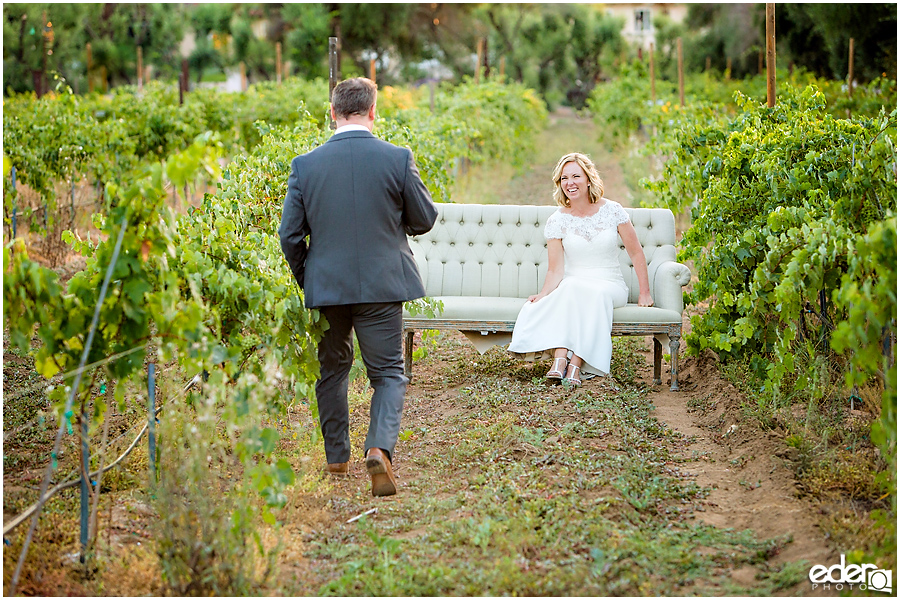 Rancho Bernardo Winery Wedding Sunset Portraits