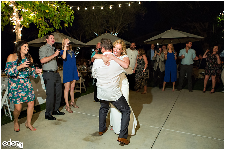 Rancho Bernardo Winery Wedding Reception Dancing