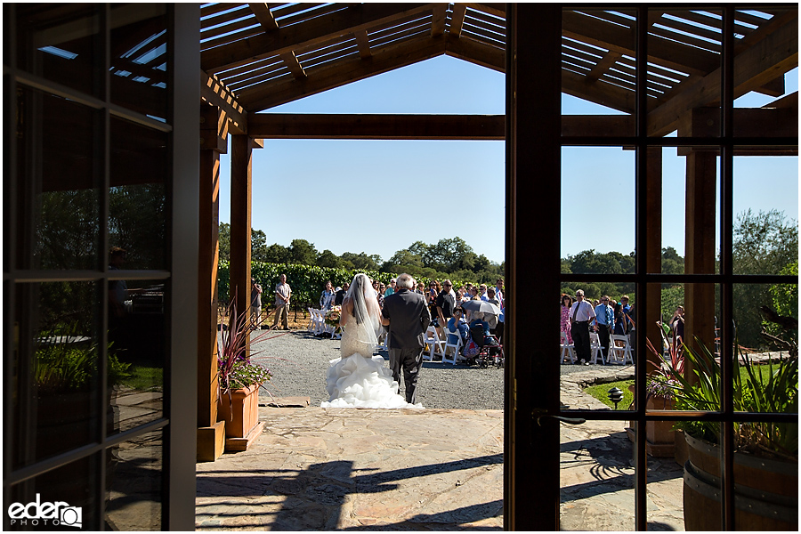 Vineyard Wedding Ceremony.