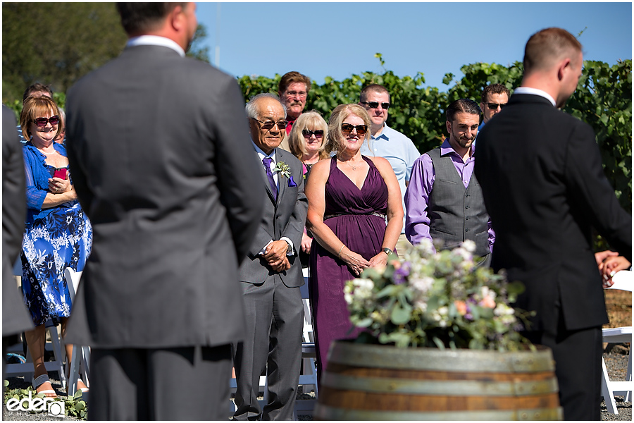 Vineyard Wedding Ceremony.