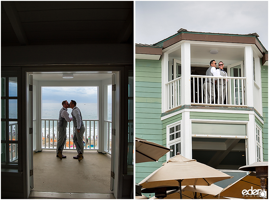 Laguna Beach Wedding - Suite at Pacific Edge Hotel.