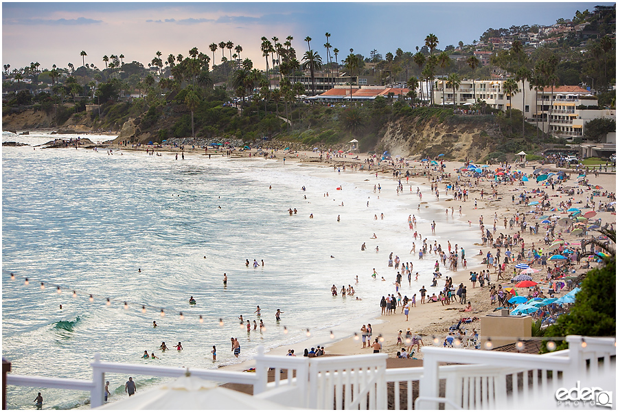 Laguna Beach Wedding ceremony at Occasions - beach view