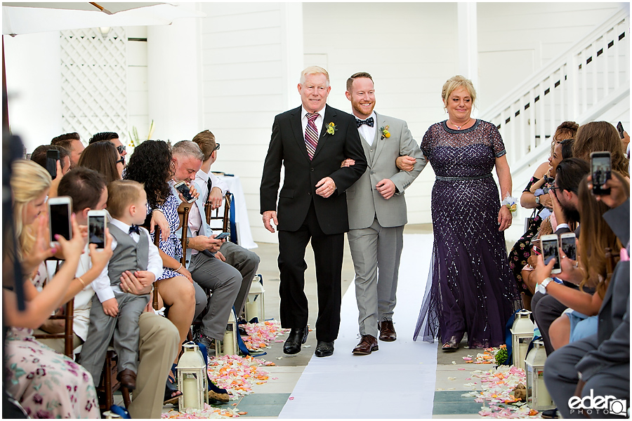 Laguna Beach Wedding ceremony at Occasions - processional