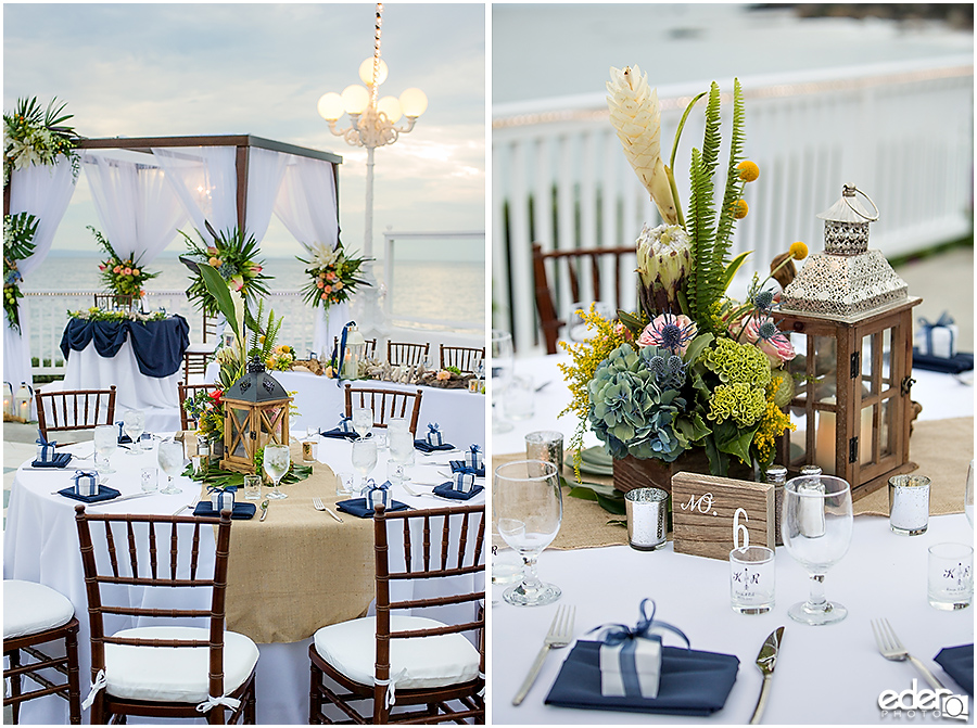 Laguna Beach Wedding at Occasions - reception details