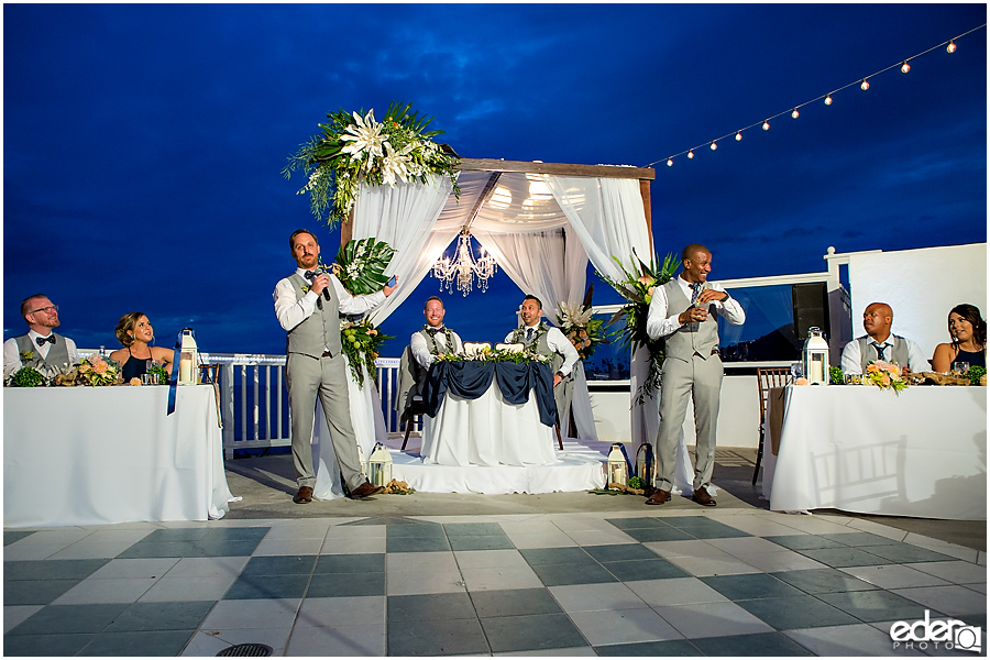 Laguna Beach Wedding at Occasions - toasts