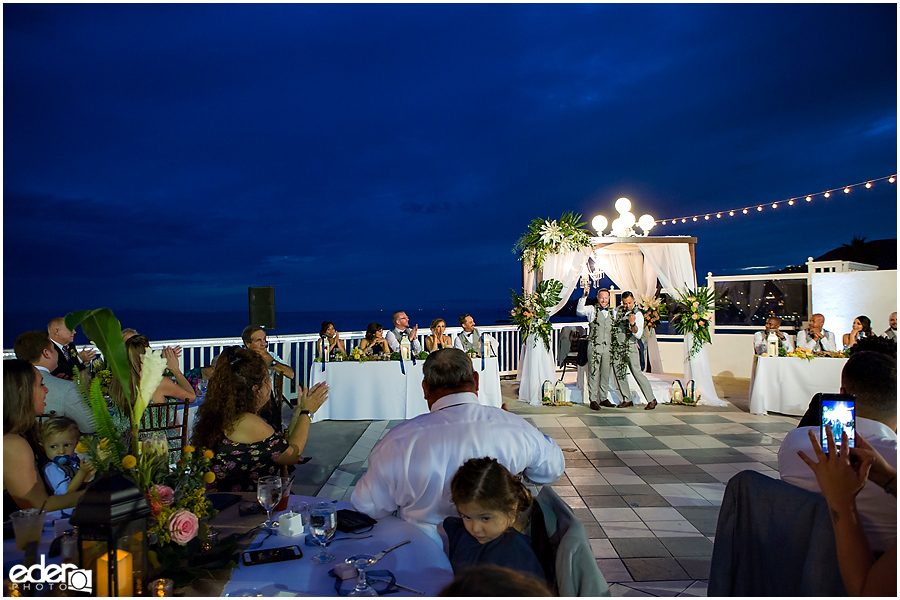 Laguna Beach Wedding at Occasions - toasts