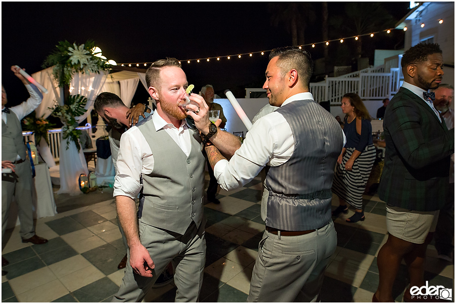 Laguna Beach Wedding at Occasions - reception dancing