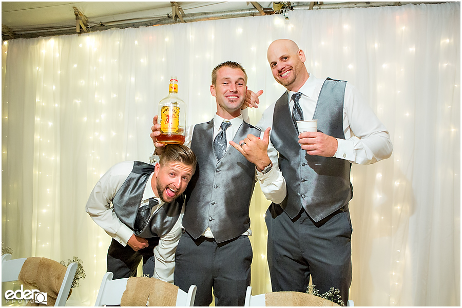 Private Estate Wedding Reception: toasts