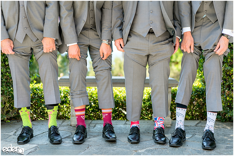 The Thursday Club Wedding - groomsmen socks