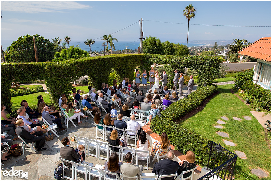 The Thursday Club Wedding - wide ceremony photo