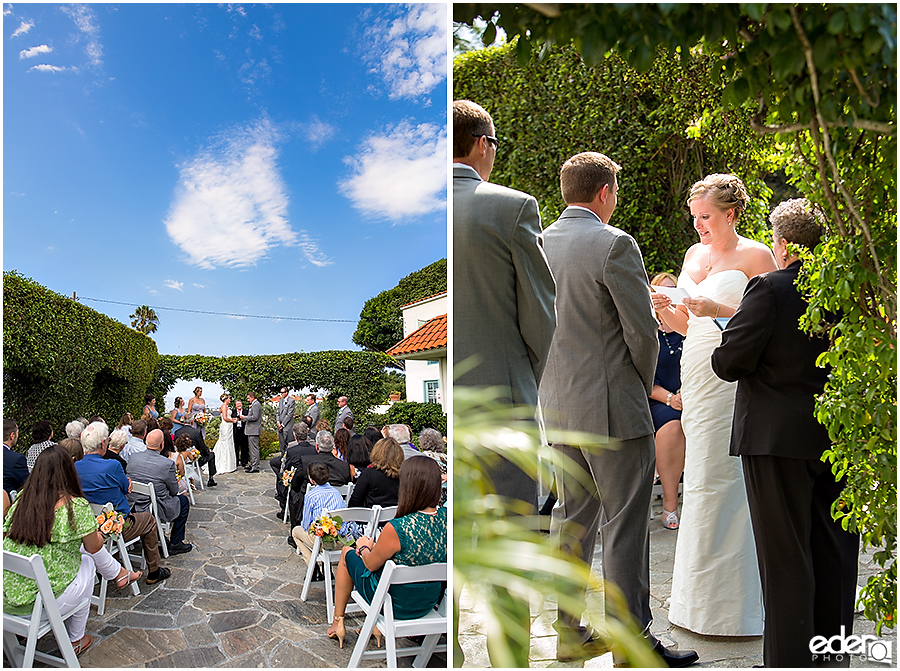 The Thursday Club Wedding - ceremony vow exchange