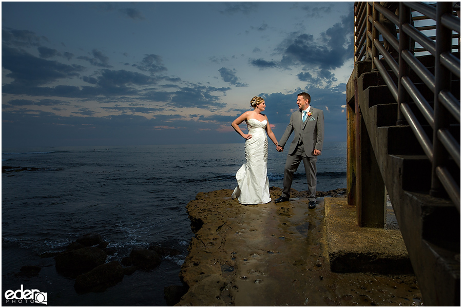 The Thursday Club Wedding - Sunset Cliffs portraits