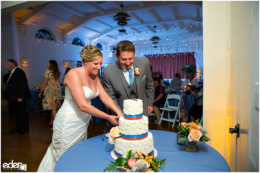 The Thursday Club Wedding - cake cutting