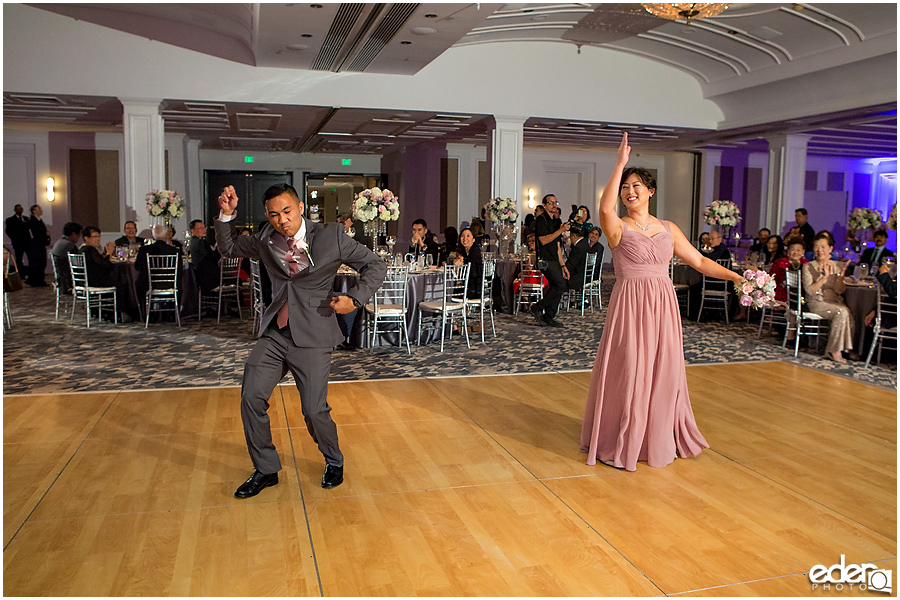 Wedding at The US Grant - photo of grand entrance.