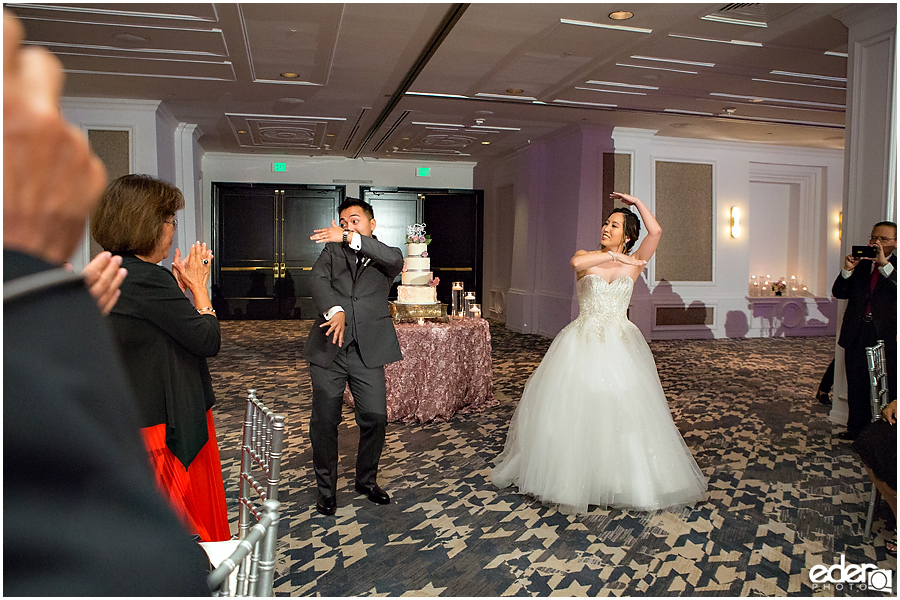 Wedding at The US Grant - photo of grand entrance.