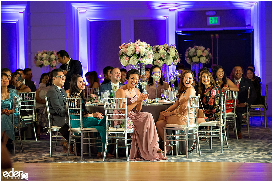 Wedding at The US Grant - photo of toasts.