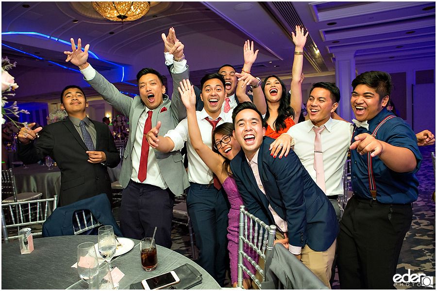 Wedding at The US Grant - photo of guests.