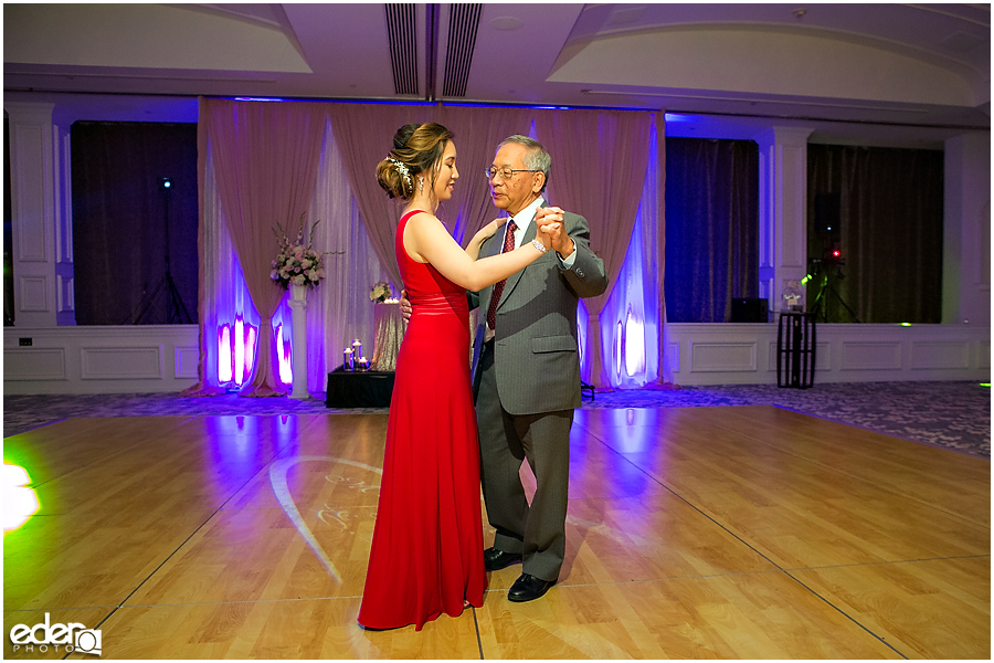 Wedding at The US Grant - photo of parent dances.