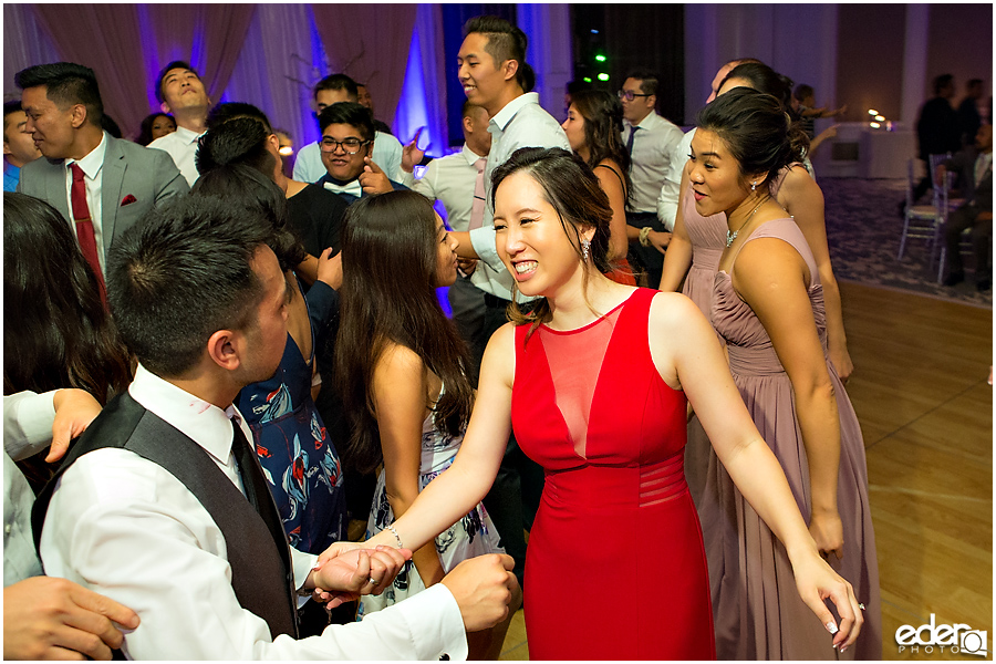 Wedding at The US Grant - photo of dancing.