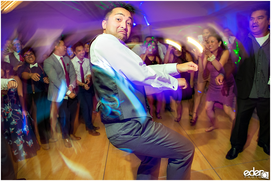 Wedding at The US Grant - photo of reception dancing in Presidential Ballroom.