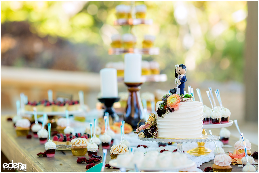 Dessert table for wedding