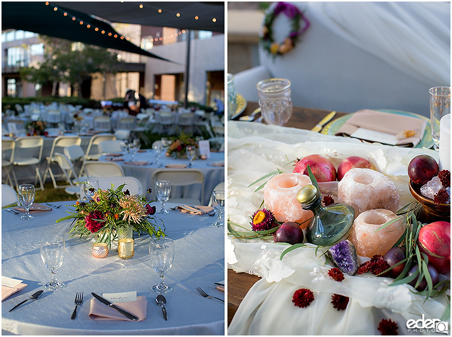 Francis Parker School Wedding - decor details