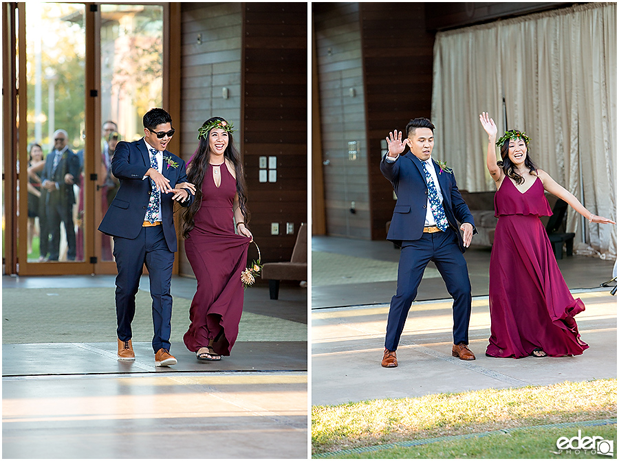 Francis Parker School Wedding - grand entrance