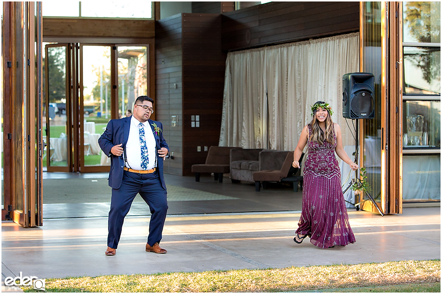 Francis Parker School Wedding - grand entrance