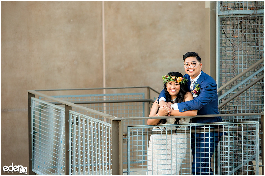 Francis Parker School Wedding - bride and groom portraits