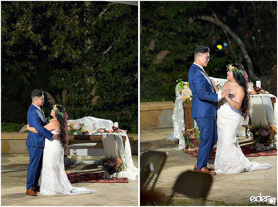 Francis Parker School Wedding reception first dance