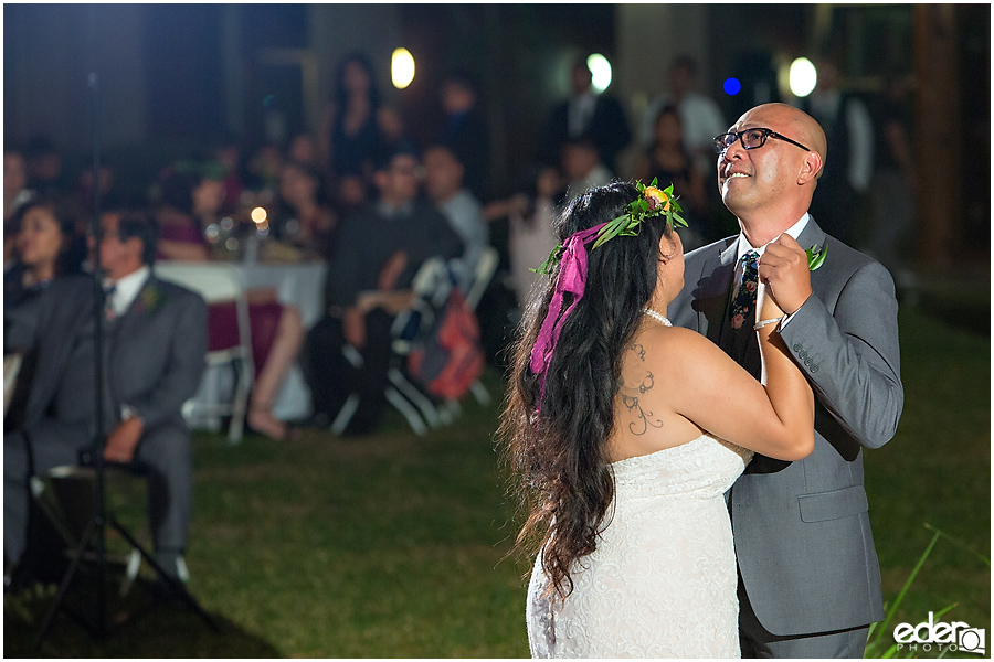 Francis Parker School Wedding reception father daughter dance