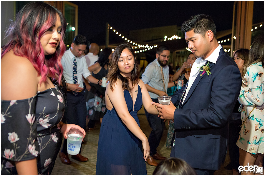 Francis Parker School Wedding reception dancing